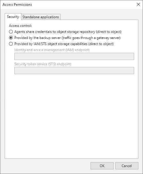Editing Access Permissions