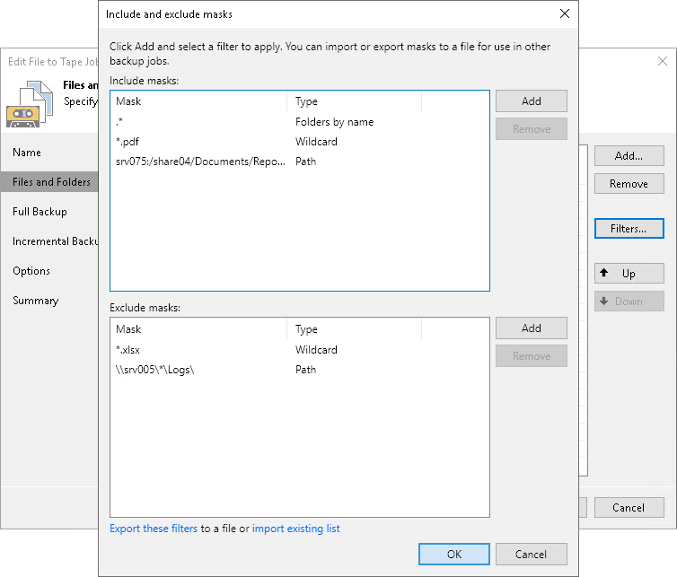 Step 3. Choose Files and Folders to Archive