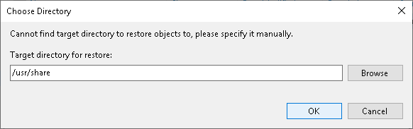 Step 8. Finalize Restore