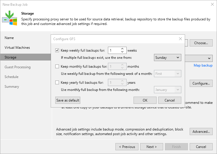 Step 7. Configure Long-Term Retention