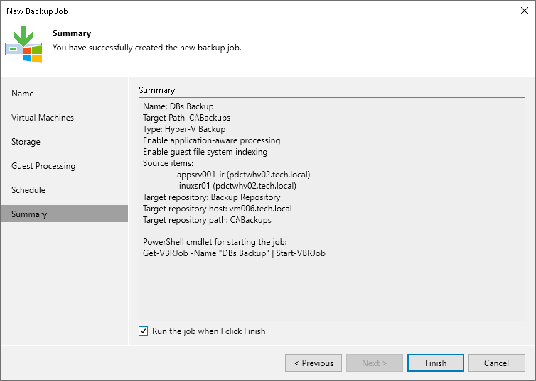 Step 12. Finish Working with Wizard