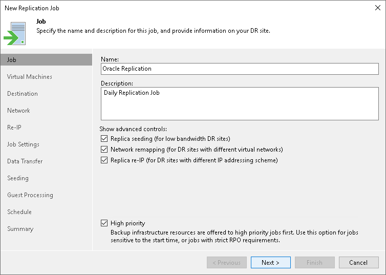 Step 2. Specify Job Name and Description