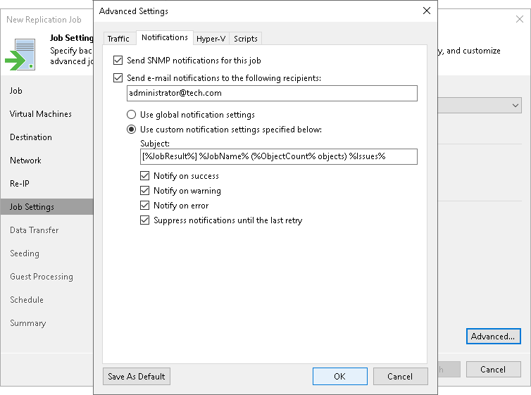Notification Settings