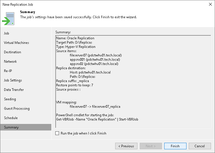 Step 16. Finish Working with Wizard