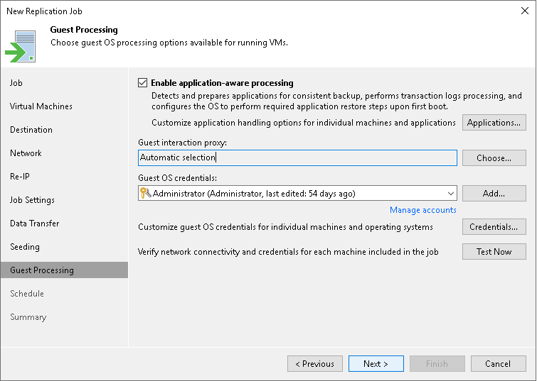 Step 14. Specify Guest Processing Settings