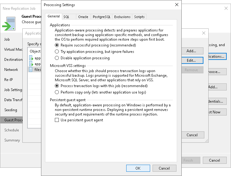 Application-Aware Processing