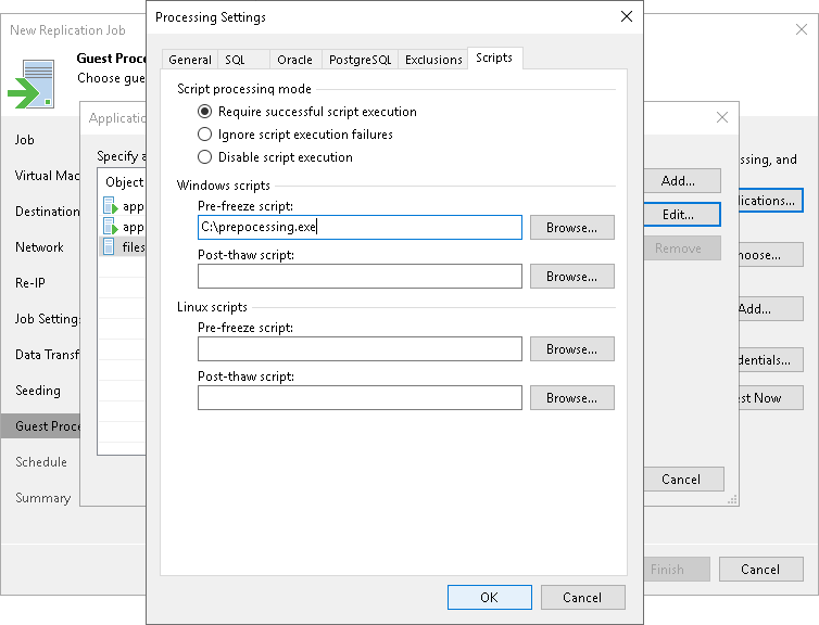 Pre-Freeze and Post-Thaw Scripts