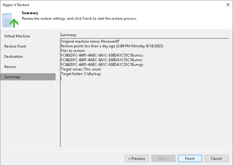 Step 6. Finish Working with Wizard