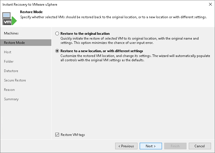 Step 4. Select Restore Mode