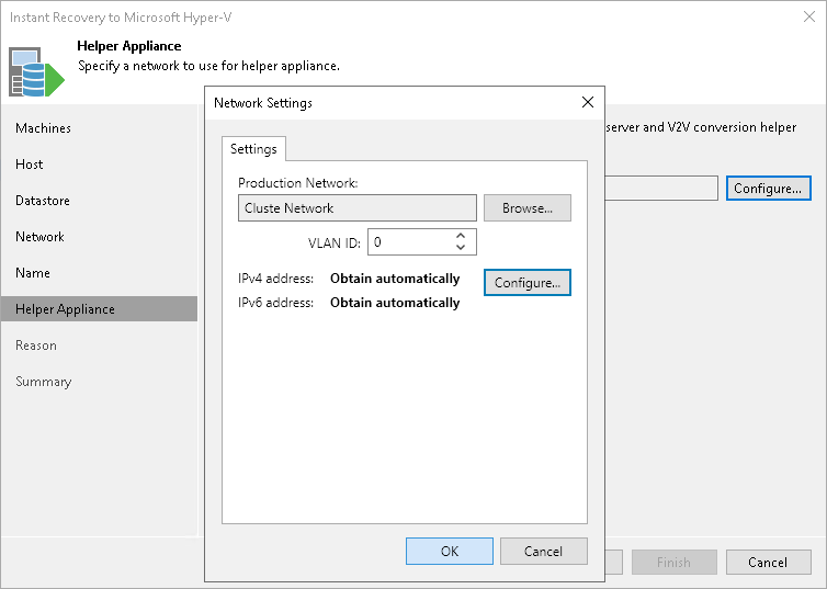 Step 9. Configure Helper Appliance
