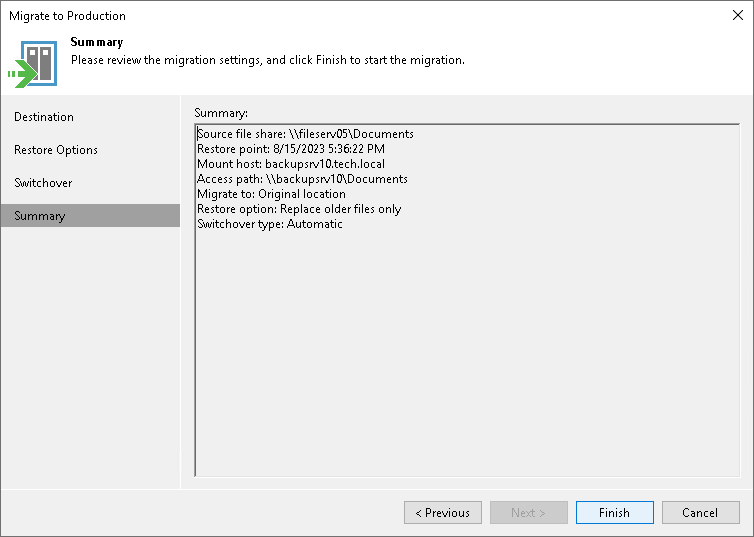 Step 5. Finish Working with Wizard