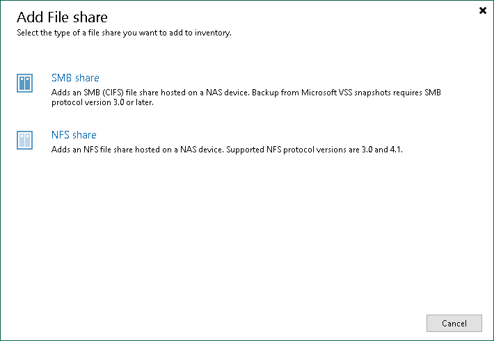 Step 1. Launch New File Share Wizard