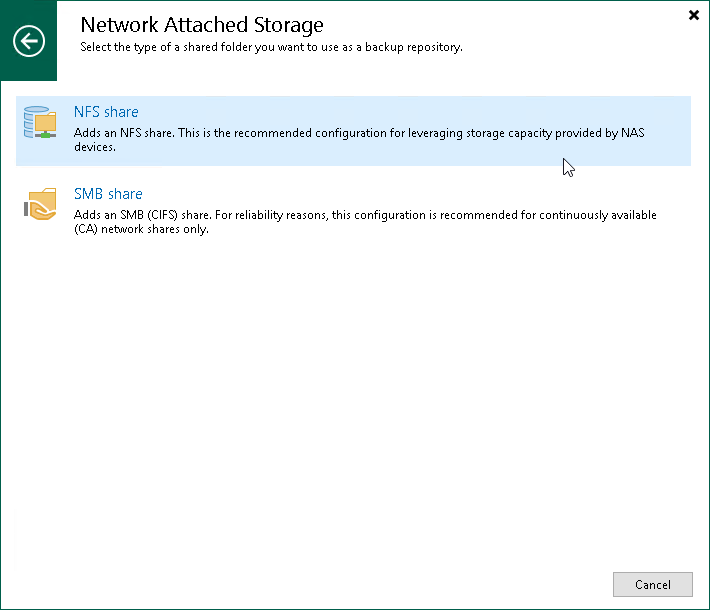Step 1. Launch New Backup Repository Wizard