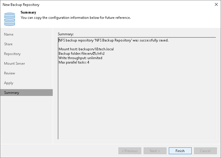 Step 8. Finish Working with Wizard