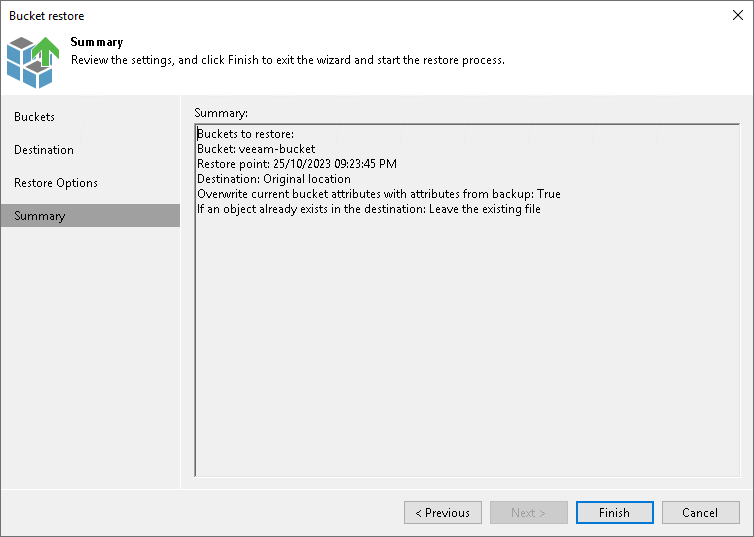 Step 6. Finish Working with Wizard