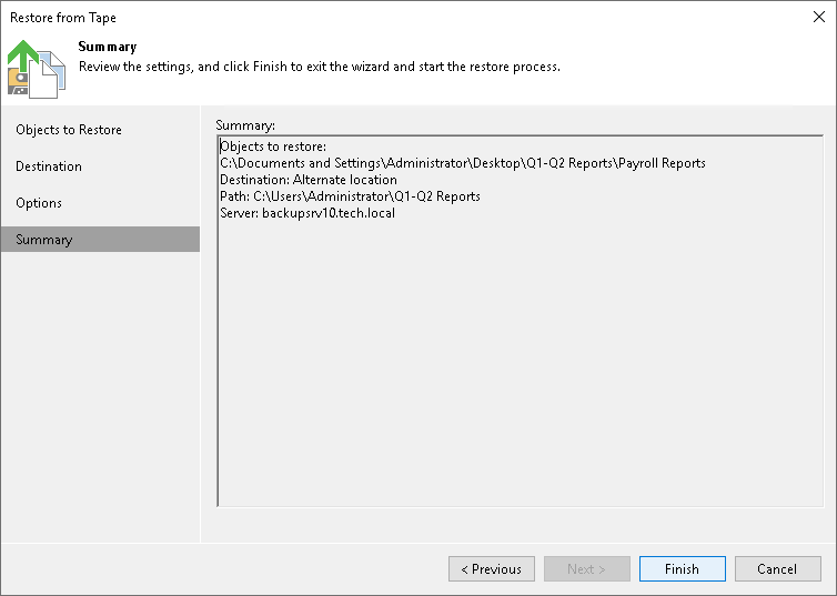 Step 5. Finish Working with Wizard