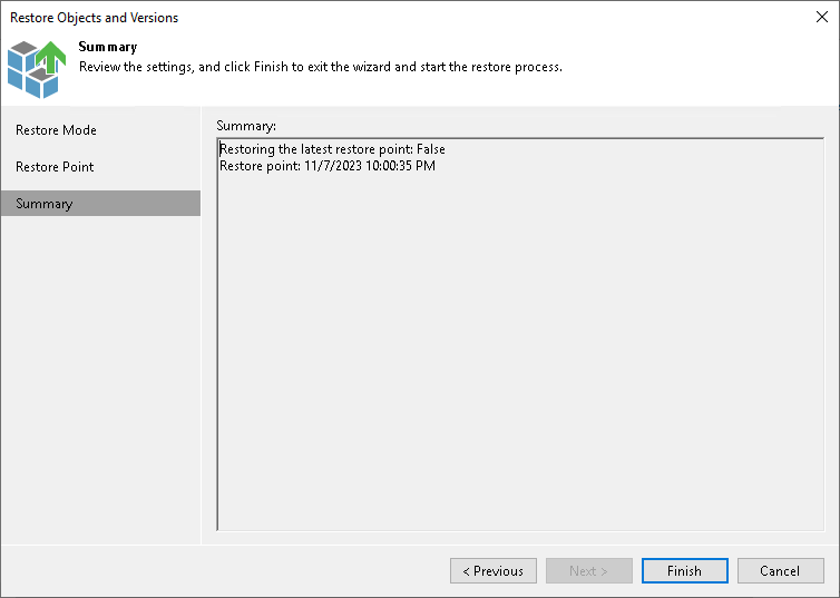 Step 9. Finish Working with Wizard