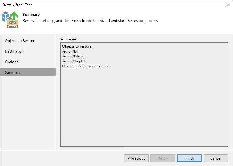Step 5. Finish Working with Wizard