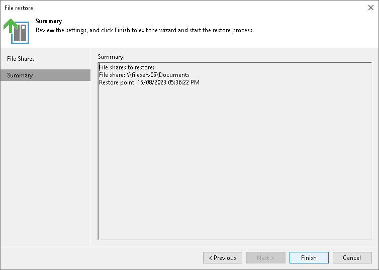 Step 3. Finish Working with Wizard