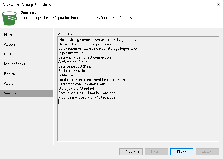 Step 8. Finish Working with Wizard