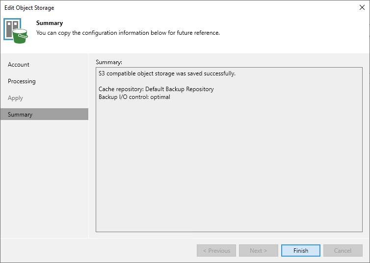 Step 5. Finish Working with Wizard