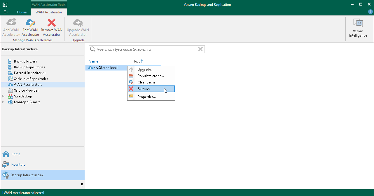 Removing WAN Accelerators