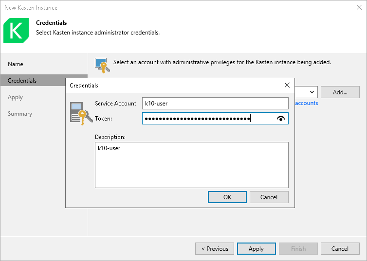 Step 3. Specify Credentials