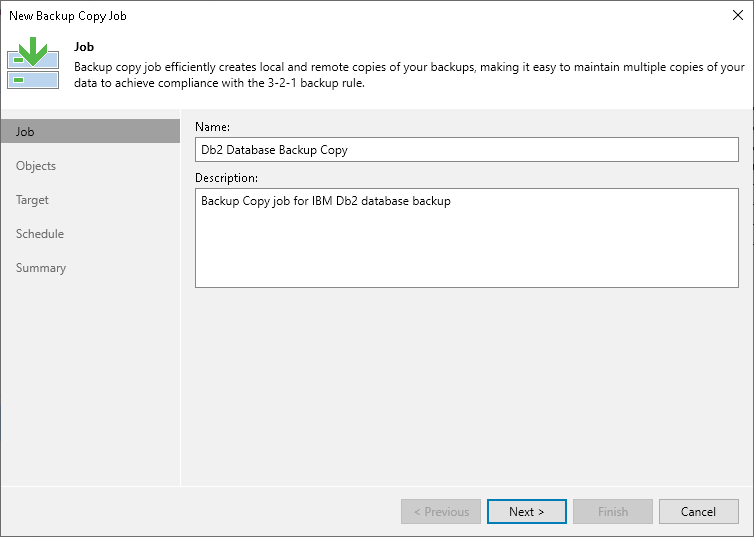 Step 2. Specify Job Name and Description