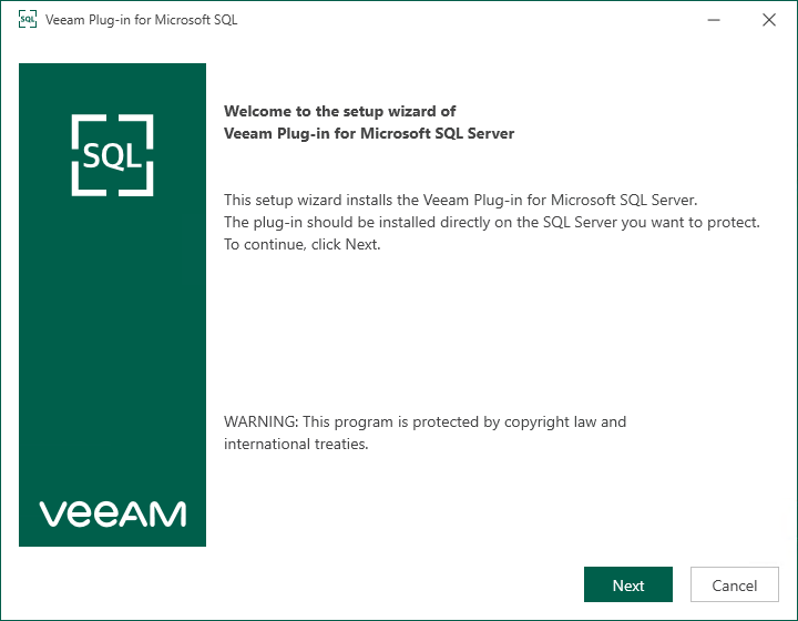 Upgrading Veeam Plug-in for Microsoft SQL Server