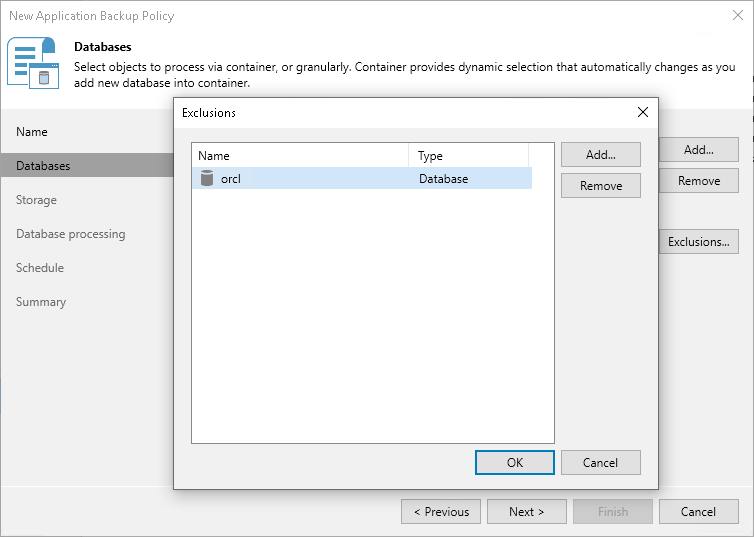 Step 3. Specify Databases