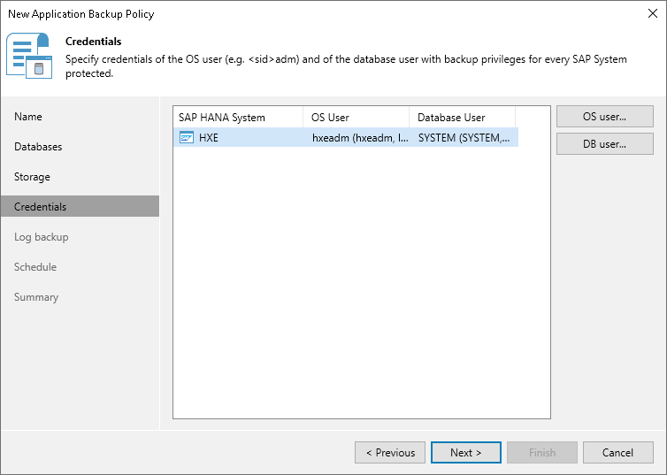 Step 6. Specify Credentials