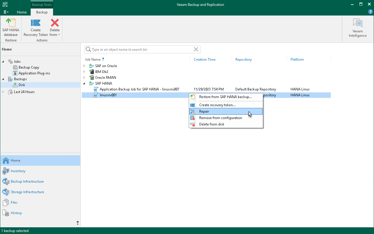 Importing Backup Files