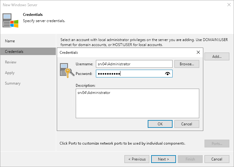 Step 4. Configuring Backup Repository