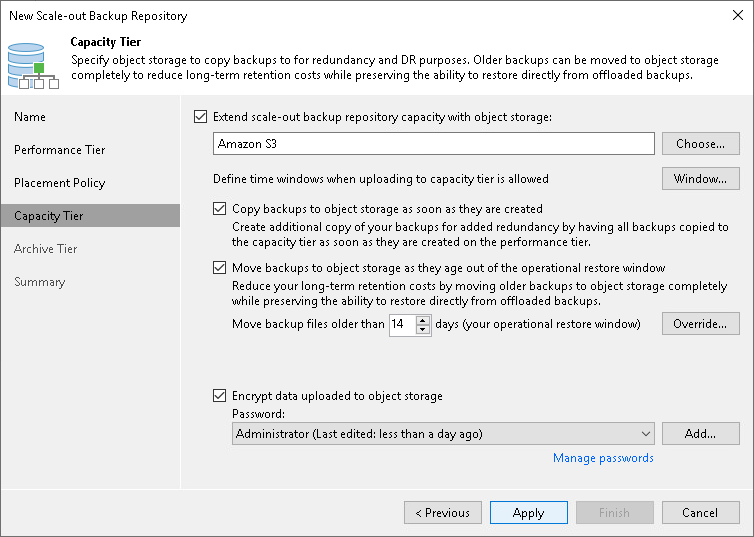 Step 6. Configuring Scale-Out Backup Repositories