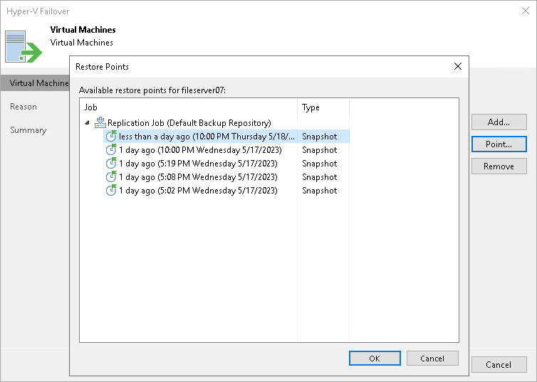 Performing Replica Failover