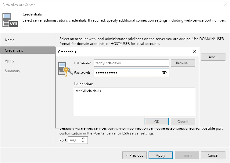 Step 2. Adding Virtual Infrastructure Servers