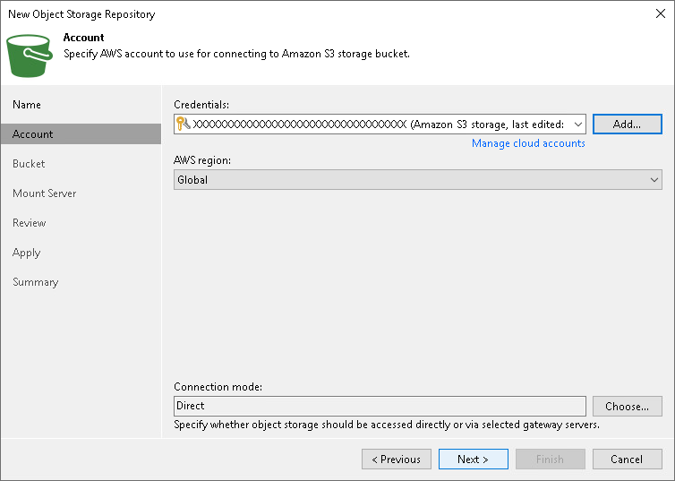 Step 5. Configuring Object Storage Repositories