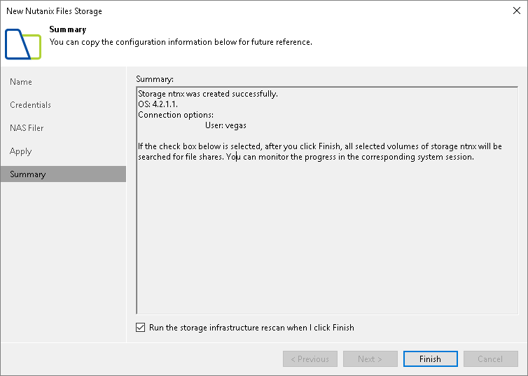 Step 6. Finish Working with Wizard