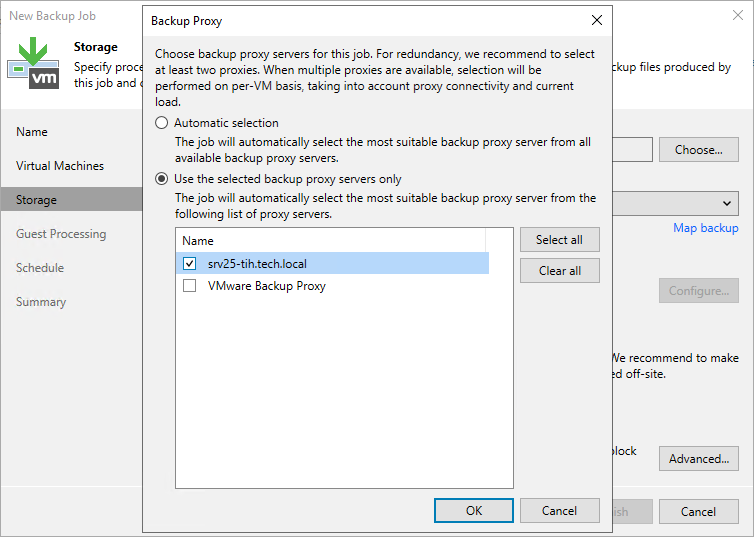 Configuring Backup from Snapshots on Secondary Storage Arrays