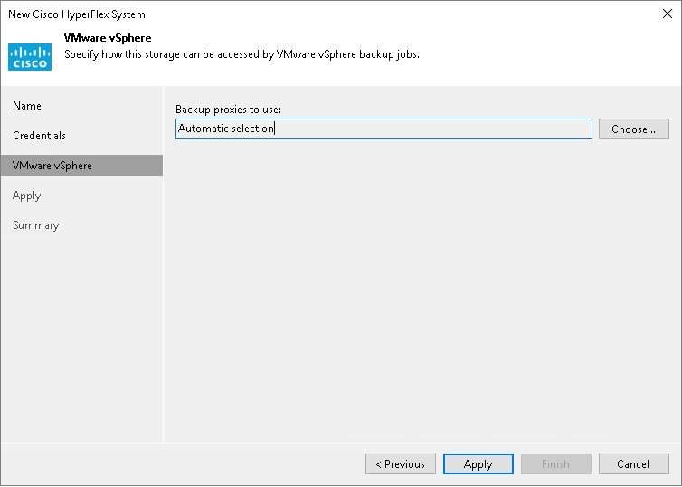 Step 4. Specify VMware Access Options