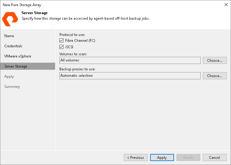 Step 6. Specify Agents Access Options
