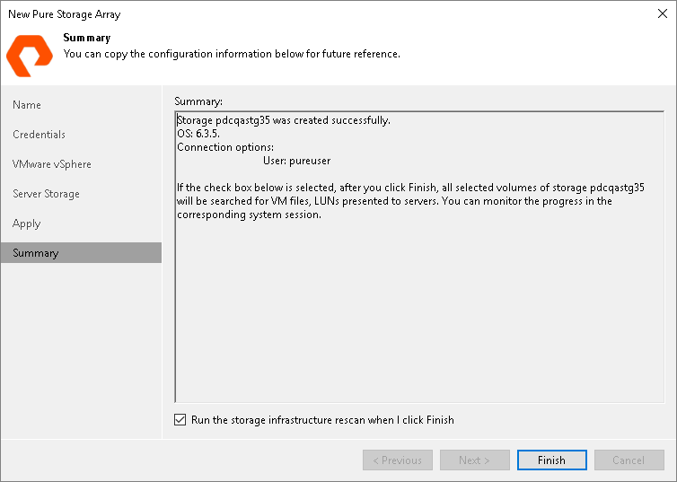 Step 7. Finish Working with Wizard