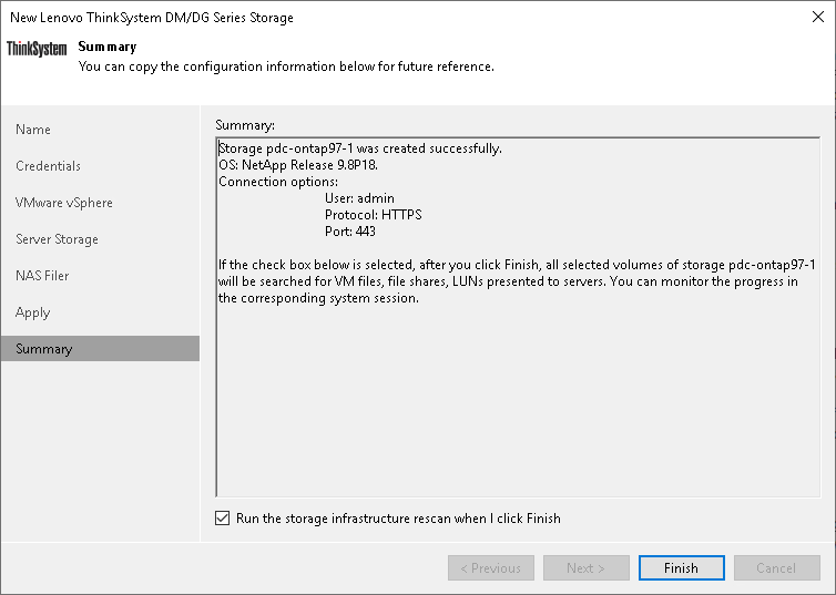 Step 8. Finish Working with Wizard