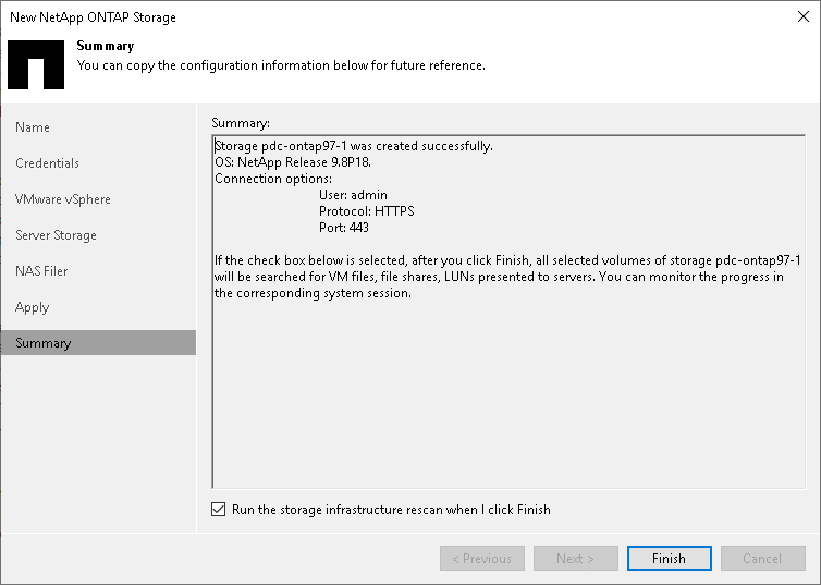 Step 8. Finish Working with Wizard