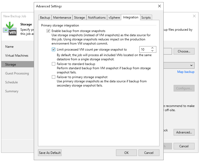 Limitation on Number of VMs per Snapshot
