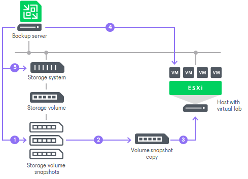 On-Demand Sandbox for Storage Snapshots