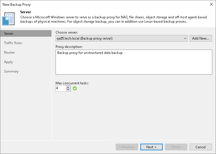 Choose Microsoft Windows Server Step 2. Choose Server