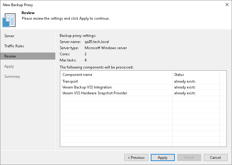Step 4. Review Components to Install