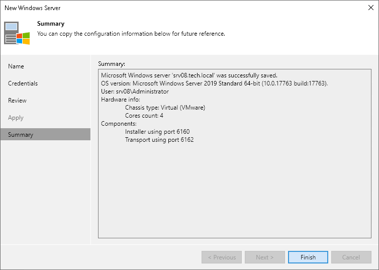 Step 6. Finish Working with Wizard