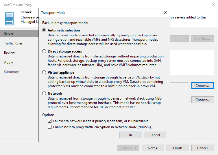 Step 2. Choose Server